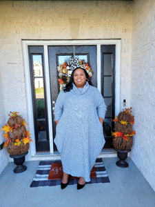 Sweater Dress - Heather Grey